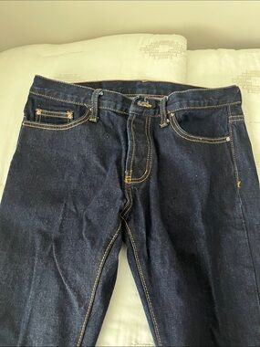 Men's Dark Blue Denim Jeans - MNML